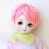 Allaosify BJD wig 100% High quality high temperature fiber Fashion short hair SD wig Three colors to choose from 1/3 1/4