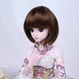 Allaosify BJD wig 100% High quality high temperature fiber Fashion short hair SD wig Three colors to choose from 1/3 1/4