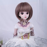 Allaosify BJD wig 100% High quality high temperature fiber Fashion short hair SD wig Three colors to choose from 1/3 1/4