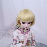 Allaosify BJD wig 100% High quality high temperature fiber Fashion short hair SD wig Three colors to choose from 1/3 1/4
