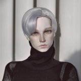 Allaosify BJD wig 100% High quality high temperature fiber Fashion short hair SD wig Three colors to choose from 1/3 1/4