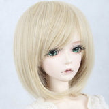 Allaosify BJD wig 100% High quality high temperature fiber Fashion short hair SD wig Three colors to choose from 1/3 1/4