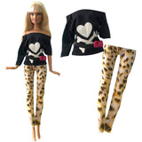 NK Newest Doll Dress Beautiful Outfit  Handmade Party Clothes Top Fashion Skirt For Barbie Noble Doll Best Child Girls'Gift JJ