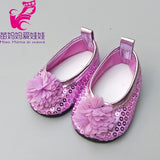 Doll shoes for 43 cm new born baby Doll black white Prink Shoes For 18" Girls Doll shoes sneacker doll Accessories