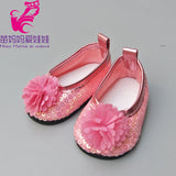 Doll shoes for 43 cm new born baby Doll black white Prink Shoes For 18" Girls Doll shoes sneacker doll Accessories