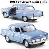 Metal Car Model 1:43 Scale Antique car VW/Ford/Alfa Romeo Diecast Automobile Toys For Collection Children Friend Gift