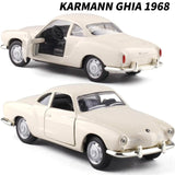 Metal Car Model 1:43 Scale Antique car VW/Ford/Alfa Romeo Diecast Automobile Toys For Collection Children Friend Gift