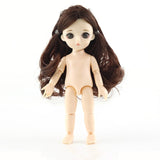 13 Moveable Jointed 15cm 1/8 Dolls Toys BJD Baby Doll Naked Nude Women Body Fashion Dolls Toy for Girls Gift Normal Skin