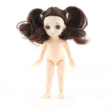 13 Moveable Jointed 15cm 1/8 Dolls Toys BJD Baby Doll Naked Nude Women Body Fashion Dolls Toy for Girls Gift Normal Skin