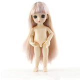 13 Moveable Jointed 15cm 1/8 Dolls Toys BJD Baby Doll Naked Nude Women Body Fashion Dolls Toy for Girls Gift Normal Skin