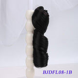Bybrana long curly hair 30cm*100cm 15cm*100cm bjd DIY wig for dolls free shipping