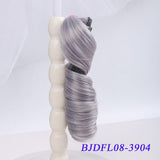 Bybrana long curly hair 30cm*100cm 15cm*100cm bjd DIY wig for dolls free shipping