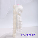 Bybrana long curly hair 30cm*100cm 15cm*100cm bjd DIY wig for dolls free shipping