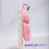 Bybrana long curly hair 30cm*100cm 15cm*100cm bjd DIY wig for dolls free shipping