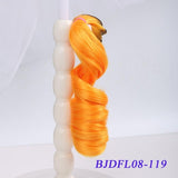 Bybrana long curly hair 30cm*100cm 15cm*100cm bjd DIY wig for dolls free shipping