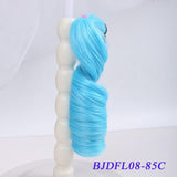 Bybrana long curly hair 30cm*100cm 15cm*100cm bjd DIY wig for dolls free shipping