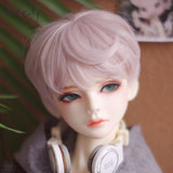 Allaosify BJD wig 100% High quality high temperature fiber Fashion short hair SD wig Three colors to choose from 1/3 1/4