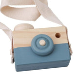Cute Nordic Style Hanging Wooden Camera Toys Baby Kids Safe Natural Educational Toys Fashion Home Photography Prop Decor Gifts
