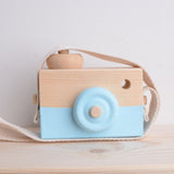 Cute Nordic Style Hanging Wooden Camera Toys Baby Kids Safe Natural Educational Toys Fashion Home Photography Prop Decor Gifts