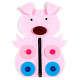 Teaching Kindergarten Manual Diy Weave Cloth Early Learning Education Baby Kids Toys Montessori Teaching Aids Math Toys