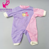 Doll clothes for 43cm baby dolls jacket clothes for 17" 43cm baby reborn doll down coat children doll toys wear