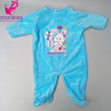 Doll clothes for 43cm baby dolls jacket clothes for 17" 43cm baby reborn doll down coat children doll toys wear