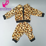 Doll clothes for 43cm baby dolls jacket clothes for 17" 43cm baby reborn doll down coat children doll toys wear