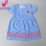 Doll clothes for 43cm baby dolls jacket clothes for 17" 43cm baby reborn doll down coat children doll toys wear