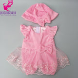 Doll clothes for 43cm baby dolls jacket clothes for 17" 43cm baby reborn doll down coat children doll toys wear