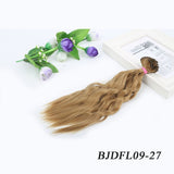 Allaosify BJD Hair Curly 25CM*100CM BJD WIG For Dolls Synthetic Wig Free shipping hair for dolls