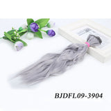 Allaosify BJD Hair Curly 25CM*100CM BJD WIG For Dolls Synthetic Wig Free shipping hair for dolls