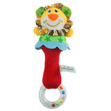 New Design Plush Baby Toy Animal Hand Bells Baby Rattle Toys High Quality Newbron Gift Animal Style Free Shipping BF01