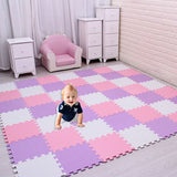 18pc/set Baby EVA Foam Puzzle Play Mat /kids Rugs Toys carpet for childrens Interlocking Exercise Floor Tiles,Each:29cmX29cm