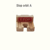 Wooden Train Track Accessories Train Railway Compatible with Wood Trains Wood Tracks Railway with All Brands Trains Dropshipping