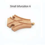 Wooden Train Track Accessories Train Railway Compatible with Wood Trains Wood Tracks Railway with All Brands Trains Dropshipping