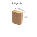 Wooden Train Track Accessories Train Railway Compatible with Wood Trains Wood Tracks Railway with All Brands Trains Dropshipping