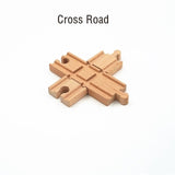 Wooden Train Track Accessories Train Railway Compatible with Wood Trains Wood Tracks Railway with All Brands Trains Dropshipping