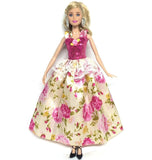 NK One Pcs 2019 Princess Wedding Dress Noble Party Gown For Barbie Doll Fashion Design Outfit Best Gift For Girl' Doll 058A JJ