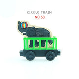 EDWONE Wood Magnetic Train Plane Wood Railway Track Car Truck Accessories Toy For Kids Fit Wood thoma s Biro Tracks Gifts