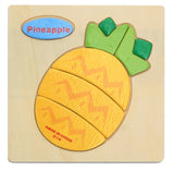 Kids Wooden 3D Puzzle Jigsaw Toys For Children Cartoon Animal Vehicle Wood Puzzles Intelligence Kids Baby Early Educational Toy