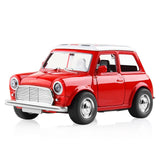 Alloy Car Toy Vehicles Acousto-optic Toy Mini Pull Back Car Metal Diecast Vehicle door open classic cars For Boys W light sound