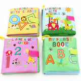 0-36 Months Baby Toys Soft Cloth Books  Infant Educational Stroller Rattle Toy Newborn Crib Bed Baby Toys
