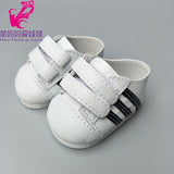 7cm doll shoes for 43cm born baby Doll Shoes sneackers fit For 18 inch Doll shoes Toy Boots Doll Accessories