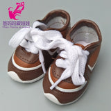 7cm doll shoes for 43cm born baby Doll Shoes sneackers fit For 18 inch Doll shoes Toy Boots Doll Accessories