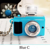 Led Camera Flashing Toys for Kids Digital Camera Keychain Luminous Sound Flash light Pendant Bag Accessories Children Toy
