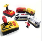 Free shipping Remote control electric magnetic link compatible BRIO wooden track white Harmony train and red worldwide train