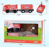 Free shipping Remote control electric magnetic link compatible BRIO wooden track white Harmony train and red worldwide train