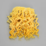 15*100cm Screw Curly Hair Extensions for All Dolls DIY Hair Wigs Heat Resistant Fiber Hair Wefts