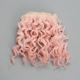 15*100cm Screw Curly Hair Extensions for All Dolls DIY Hair Wigs Heat Resistant Fiber Hair Wefts