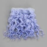 15*100cm Screw Curly Hair Extensions for All Dolls DIY Hair Wigs Heat Resistant Fiber Hair Wefts